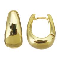 Brass Huggie Anneau d'oreille, laiton, acier inoxydable puce boucle d'oreille, Placage de couleur d'or Vendu par PC