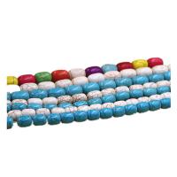 Synthetic Turquoise Beads, Drum 