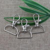 Zinc Alloy Key Clasp Finding, plated, silver color 