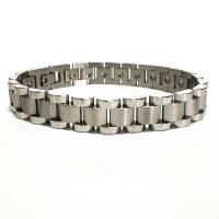 Titane bracelet en acier et bracelet, Acier titane, poli, plus de couleurs à choisir, 150mm, Vendu par PC