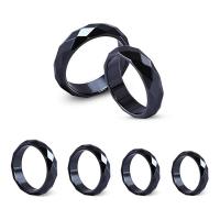 Magnetic Hematite Finger Ring, fashion jewelry & Unisex 6mm 