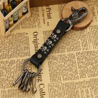 Zinc Alloy Key Clasp, with PU Leather, for man 200mm 