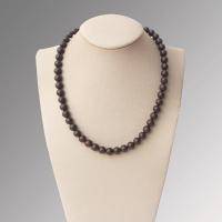 Gemstone Necklaces, Natural Stone, Round, polished 