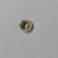 Groß Loch Messing Perlen , rund, plattiert, drehbare, keine, 5x4mm, Bohrung:ca. 3mm, 20000PCs/Tasche, verkauft von Tasche