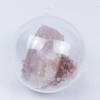Ornements suspendus, quartz rose, avec Acrylique, DIY & normes différentes pour le choix, rose, Vendu par PC
