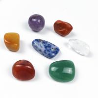 Décoration de pierre perles, Pierre naturelle, poli, 7 pièces, 20mm, Vendu par sac