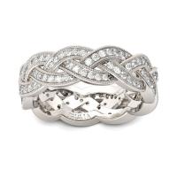 Rhinestone Zinc Alloy Finger Ring, fashion jewelry & Unisex & with rhinestone, silver color 