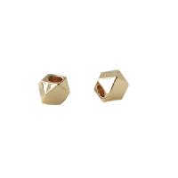 Brass Spacer Beads, 14K gold-filled & faceted 