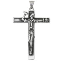 Нержавеющая сталь крест подвески, нержавеющая сталь, Kресты, ювелирные изделия моды & Женский отверстие:Приблизительно 5mm, продается PC