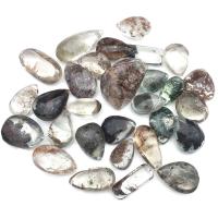 Pendentifs quartz naturel, quartz fantôme, Irrégulière, poli, DIY, Couleur aléatoire, 28-38mm, Vendu par PC