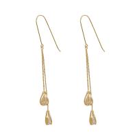 Zinc Alloy Rhinestone Drop Earring, fashion jewelry & for woman & with rhinestone 