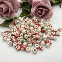 Perle de porcelaine vernis étuvage, Rond, DIY, plus de couleurs à choisir, 8mm, Vendu par PC
