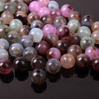 Acryl Schmuck Perlen, rund, Spritzgießen, DIY & verschiedene Größen vorhanden, gemischte Farben, verkauft von Tasche