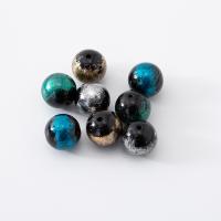 Zweifarbige Acryl Perlen, rund, Drucken, DIY, keine, 16mm, 210PCs/Tasche, verkauft von Tasche