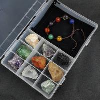 Драгоценный камень украшения, Природный камень, с пластиковая коробка, 10 шт. длина:7.874 дюймовый, продается Box