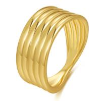 Brass Finger Ring, fashion jewelry, golden 
