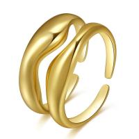 Brass Finger Ring, fashion jewelry, golden 