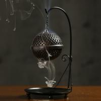 Porcelain Hanging Incense Burner, plated, for home and office & durable 