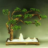Pine Zen Sandbox Ornament, plated, for home and office & durable 