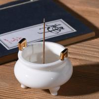 Buy Incense Holder and Burner in Bulk , Porcelain, plated, for home and office & durable, white 