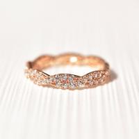 Cubic Zirconia Micro Pave Brass Finger Ring, plated & micro pave cubic zirconia 