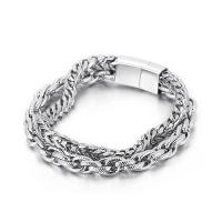 Titanium Steel Bracelet & Bangle, polished, for man 