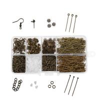 DIY Jewelry Finding Kit, Iron, with Plastic, plated 