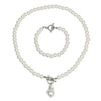 Natural Freshwater Pearl Jewelry Sets, 2 pieces & for woman 