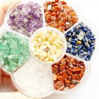 Gemstone Chips, Natural Stone, handmade, no hole, multi-colored 0c 