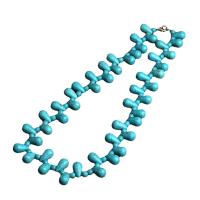 Turquoise Jewelry Necklace, Synthetic Turquoise, polished, blue 0c 0c cm 