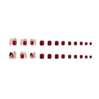 Arte de uñas de arcilla polimérica, Plástico, diferentes patrones para la opción, más colores para la opción, 117x68x12mm, 24PCs/Caja, Vendido por Caja