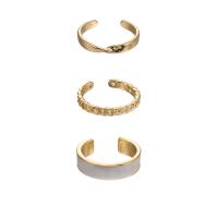 Zinc Alloy Ring Set, finger ring, plated, 3 pieces 0.3cmuff0c 