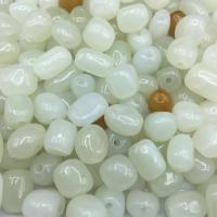Hetian Jade Beads, natural, DIY, mixed colors, 10mm 