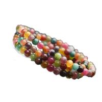 Tourmaline Bracelet, Round, fashion jewelry, multi-colored 