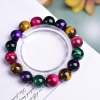 Tiger Eye Stone Bracelets, fashion jewelry & Unisex multi-colored 