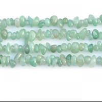 Grün Aventurin Stein Perlen , Unregelmäßige, natürlich, DIY, grün, verkauft von Strang