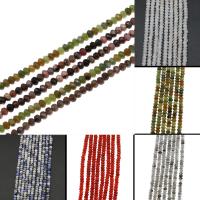 Mixed Gemstone Beads, Abacus, polished, faceted Approx 38 cm 