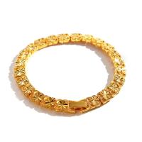 Brass Bracelets, gold color plated, for woman, 8mm Approx 7.09 Inch 