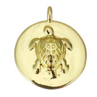 Brass Jewelry Pendants, fashion jewelry & for woman, gold Approx 1.5mm 