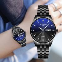 WLISH® Unisex Jewelry Watch, Zinc Alloy, with PU Leather & Stainless Steel, stainless steel pin buckle, Life water resistant & luminated 240*9mmuff0c210*8mm 
