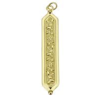 Brass Jewelry Pendants, fashion jewelry & for woman, gold Approx 3.5mm 