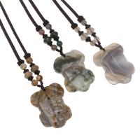 Gemstone Necklaces, Frog, polished Approx 32 cm 