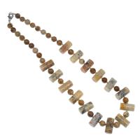 Gemstone Necklaces, irregular, polished Approx 25 