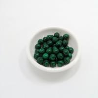 Natural Malachite Beads, Round, DIY, green 