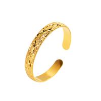 Brass Cuff Bangle, gold color plated, for woman, 10mm 