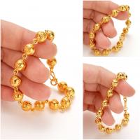 Brass Bracelets, gold color plated, Unisex 8mm Approx 7.09 Inch 