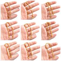 Brass Bracelets, gold color plated & for woman Approx 7.09 Inch 