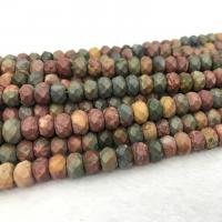 Picasso Jasper Beads, Abacus, polished, faceted, mixed colors 