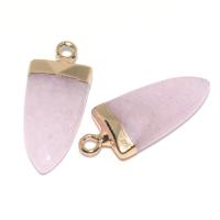 Gemstone Jewelry Pendant, Quartz, with Natural Stone, handmade 16mmuff0c20mm 