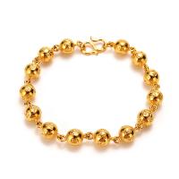 Brass Bracelets, gold color plated & for woman, 8mm Approx 7.09 Inch 